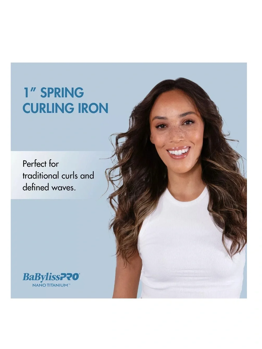 Babyliss Pro 1” Nano Titanium Curling Iron NIB!